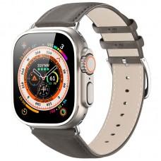 Ремінець Dux Ducis Leather Strap Classic для Apple Watch 42(ser.1-3)/44/45/46/49mm Grey