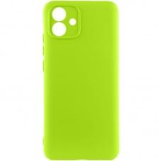 Чохол TPU GETMAN Liquid Silk Full Camera для Samsung Galaxy A05 Салатовий / Neon Green