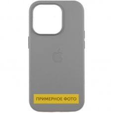 Кожаный чехол Leather Case (AAA) with MagSafe для Apple iPhone 16e (6.1")