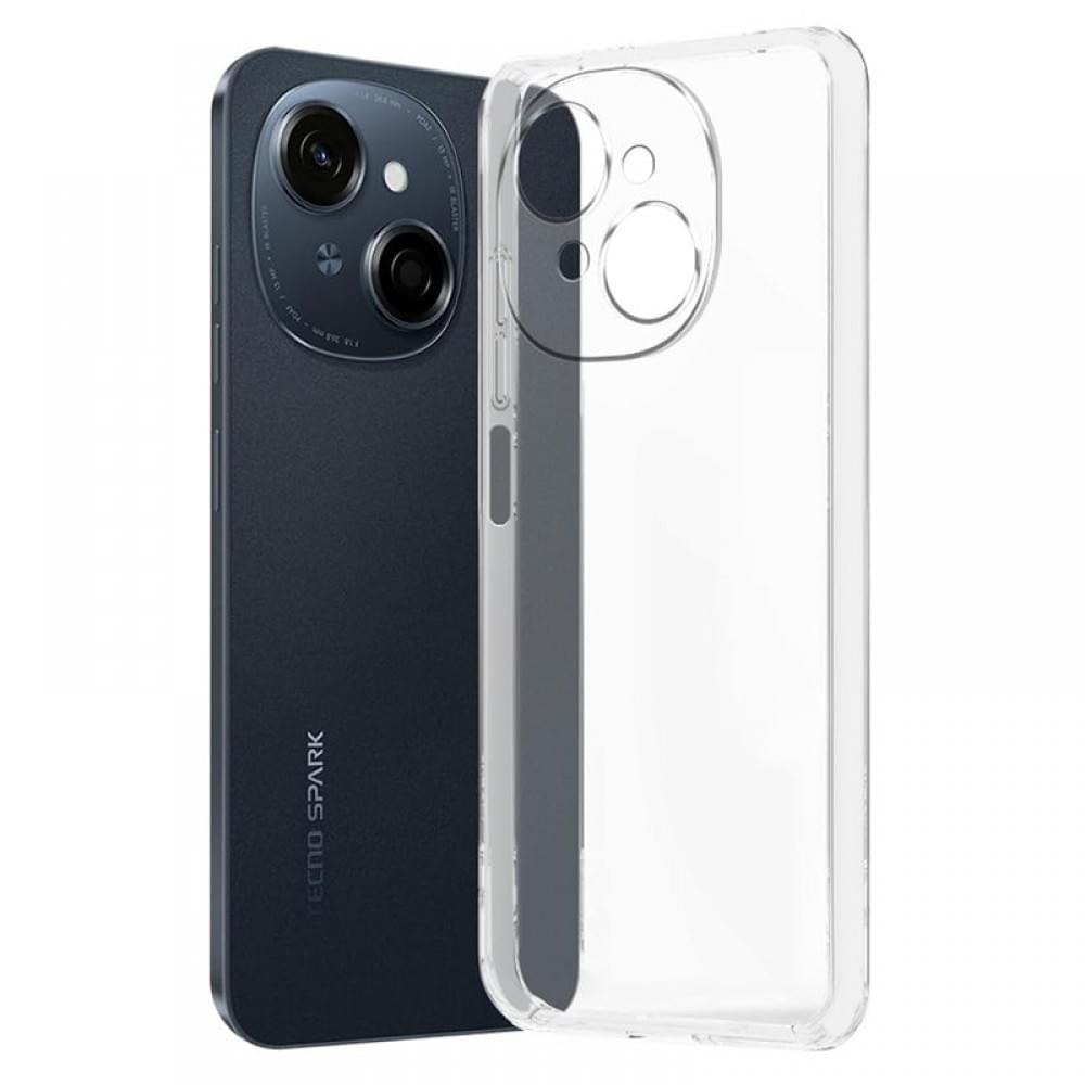 TPU чехол Epic Transparent 1,5mm Full Camera для TECNO Spark Go 1 (KL4)