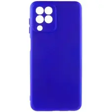 Чохол TPU GETMAN Liquid Silk Full Camera для Samsung Galaxy M33 5G Синій / Iris
