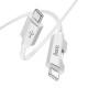 Дата кабель Hoco U123 Regent colorful 60W Type-C to Type-C (1.2m) Gray