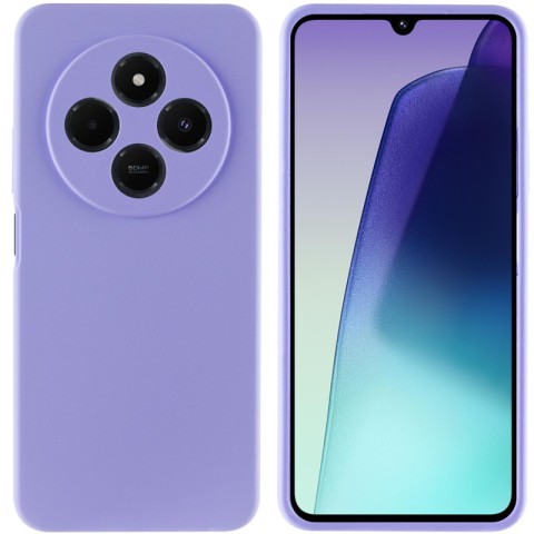 Чохол Silicone Cover Lakshmi Full Camera (AAA) для Xiaomi Redmi 14C / Poco C75 Бузковий / Dasheen