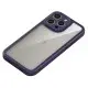 TPU чохол Transparent + Colour 1,5mm для Apple iPhone 14 Pro Max (6.7") Purple