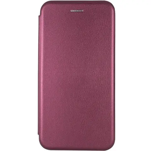 Шкіряний чохол-книжка Classy для Motorola Moto G05 / E15 Бордовий