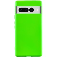 Чохол TPU GETMAN Liquid Silk для Google Pixel 7 Pro Салатовий / Neon Green