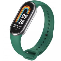 Силіконовий ремінець для Xiaomi Mi Band 8/9/10 Зелений / Dark green