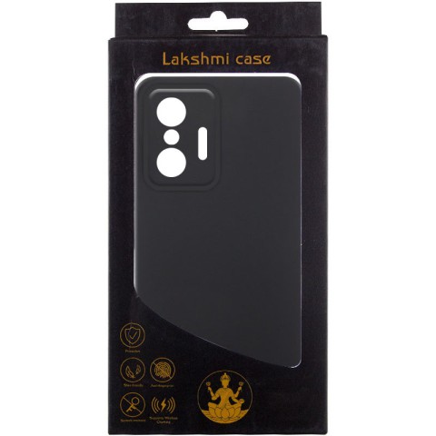 Чохол Silicone Cover Lakshmi Full Camera (AAA) для Xiaomi 11T / 11T Pro Чорний / Black
