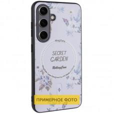 TPU+PC чохол Secret Garden with MagFit для Samsung Galaxy S23 FE White