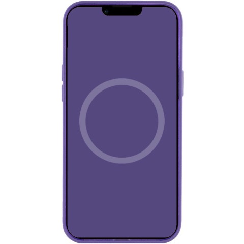 Чохол Silicone case (AAA) with Magsafe and Animation для Apple iPhone 12 Pro / 12 (6.1") Фіолетовий / Amethyst
