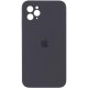 Чохол Silicone Case Square Full Camera Protective (AA) для Apple iPhone 11 Pro (5.8") Сірий / Dark Gray