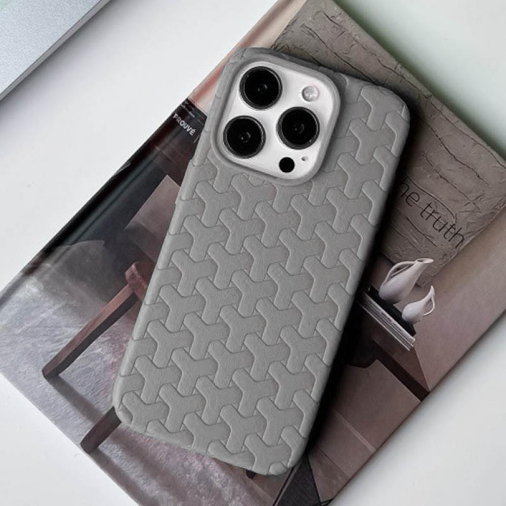 Чохол TPU Weaving для Apple iPhone 14 Pro (6.1") Grey