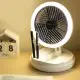 Настольный складной вентилятор Folding Fan 2in1 with Night Light