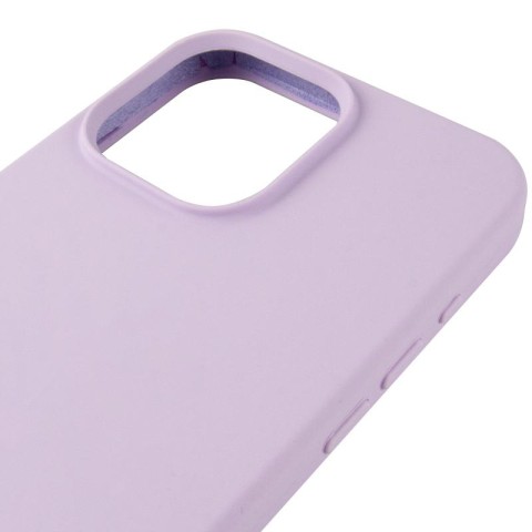 Чохол Silicone Case (AA) Logo with MagSafe для Apple iPhone 15 Pro (6.1") Бузковий / Lilac