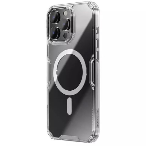 TPU чохол Nillkin Nature Pro Magnetic для Apple iPhone 16 Pro (6.3") Безбарвний (прозорий)