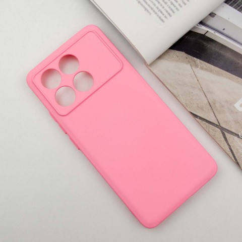 Чохол Silicone Cover Lakshmi Full Camera (A) для Xiaomi Poco X6 Pro Рожевий / Pink