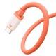 Дата кабель Baseus 0°C Series Fast Charging Type-C to Type-C 100W (1m) (P10368800731) Canyon Coral