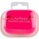 Силіконовий футляр з мікрофіброю для навушників Airpods Pro Рожевий / Barbie pink