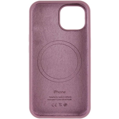 Чохол Silicone Case Full Protective (AA) with MagSafe для Apple iPhone 14 Plus (6.7") Ліловий / Lilac Pride
