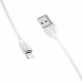 Дата кабель Borofone BX19 USB to Lightning (1m) Білий