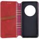 Шкіряний чохол книжка GETMAN Cubic (PU) для Xiaomi Redmi 14C / Poco C75 Червоний