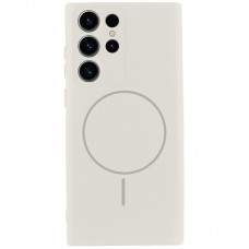 Чохол Silicone Cover Lakshmi Full Camera (AA) with MagFit для Samsung Galaxy S24 Ultra Білий / White