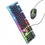 Ігрова клавіатура + миша Hoco GM18 Luminous Black