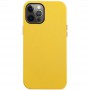 Шкіряний чохол K-Doo Noble Collection для Apple iPhone 12 Pro / 12 (6.1") Жовтий