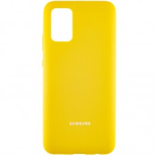 Чохол Silicone Cover Full Protective (AA) для Samsung Galaxy A02s Жовтий / Yellow