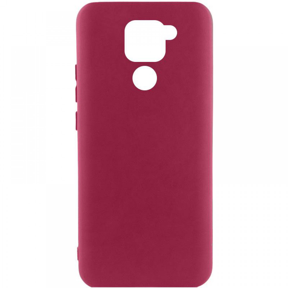 Чохол Silicone Cover Ummi Lakshmi (AA) для Xiaomi Redmi Note 9 / Redmi 10X Бордовий / Marsala