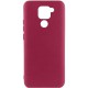 Чохол Silicone Cover Ummi Lakshmi (AA) для Xiaomi Redmi Note 9 / Redmi 10X Бордовий / Marsala
