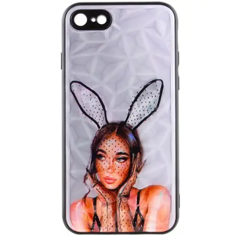 TPU+PC чохол Prisma Ladies для Apple iPhone 7 / 8 / SE (2020) (4.7") Rabbit