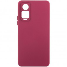 Чохол Silicone Cover Ummi Lakshmi Full Camera (AA) для Xiaomi Redmi Note 12 Pro 4G Бордовий / Marsala