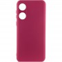 Чохол Silicone Cover Lakshmi Full Camera (A) для Oppo A58 4G Бордовий / Marsala