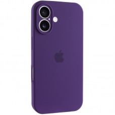 Чохол Silicone Case Full Camera Protective (AA) для Apple iPhone 16 (6.1") Фіолетовий / Amethyst