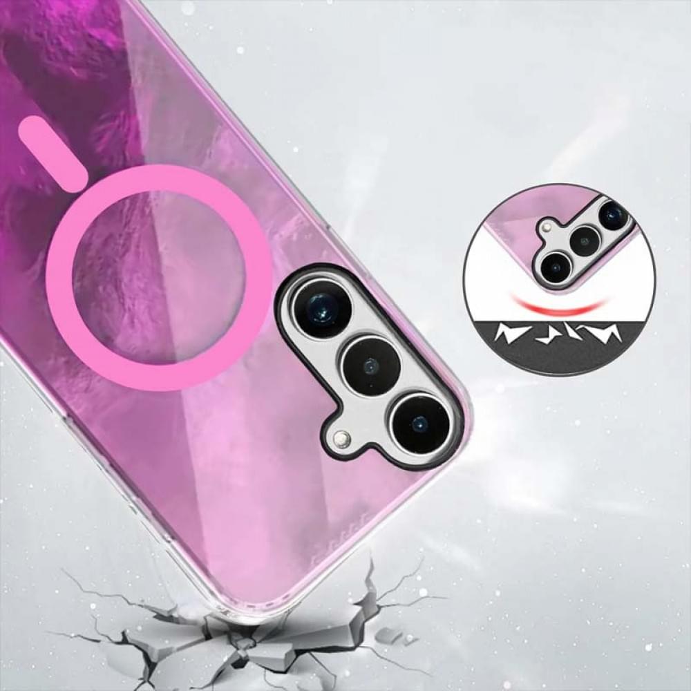 Чохол TPU Shiny Mountain (MagFit) для Samsung Galaxy S23 FE Pink