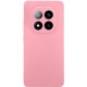 Чохол TPU GETMAN Liquid Silk Full Camera для Xiaomi Redmi Note 14 Pro+ 5G Рожевий / Pink