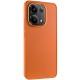 TPU чохол Bonbon Metal Style для Xiaomi Redmi Note 13 Pro 4G / Poco M6 Pro 4G Помаранчевий / Papaya