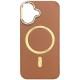 Шкіряний чохол SnapCase with MagSafe для Apple iPhone 16 (6.1") Brown