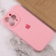 Чохол Silicone Case Full Camera Protective (AA) для Apple iPhone 15 Pro Max (6.7") Рожевий / Light pink