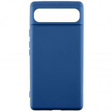 Чохол TPU GETMAN Liquid Silk для Google Pixel 7a Синій / Navy Blue