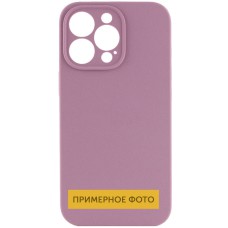 Чохол Silicone Case Full Camera Protective (AA) NO LOGO для Apple iPhone 16 (6.1") Ліловий / Lilac Pride