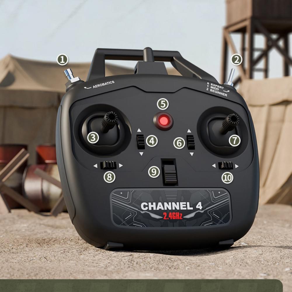 Самолет на радиоуправлении SCHE W551 Four-channel Stunt Fighter