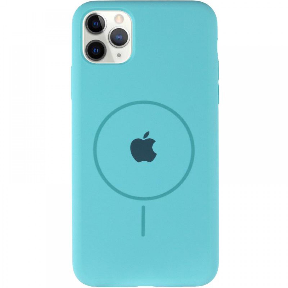 Чехол Silicone Case Full Protective (AA) with MagSafe для Apple iPhone 11 Pro Max (6.5")