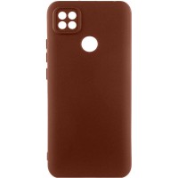 Чохол Silicone Cover Lakshmi Full Camera (AA) для Oppo A15s / A15 Коричневий / Brown