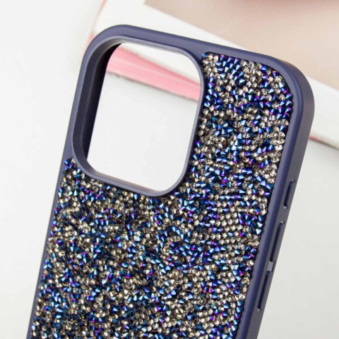TPU чохол Bling World Rock Diamond для Apple iPhone 12 Pro Max (6.7") Синій