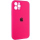 Чохол Silicone Case Full Camera Protective (AA) для Apple iPhone 12 Pro Max (6.7") Рожевий / Barbie pink