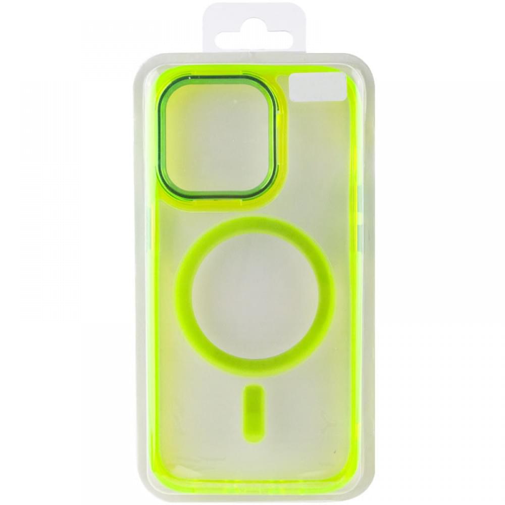 Чохол TPU Iris with MagSafe для Apple iPhone 13 Pro (6.1") Жовтий