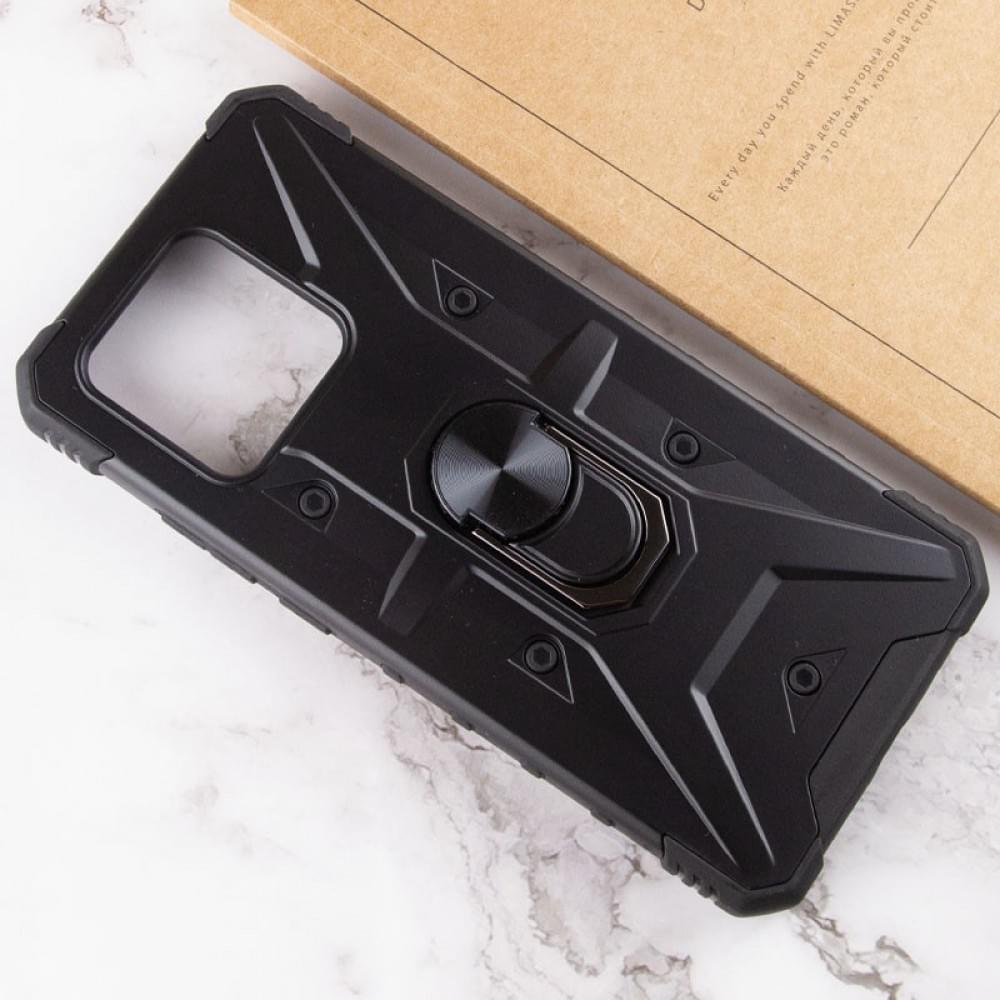 Ударостійкий чохол Pathfinder Ring для Xiaomi Redmi 10C / Poco C40 Чорний / Black