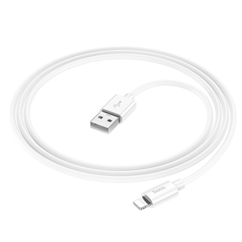 Дата кабель Hoco X87 Magic silicone USB to Lightning (1m) White